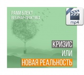 Видео версия. Рами Блект. Вебинар-практика "Кризис или Новая Реальность"? (мр4) 8.02.2015 г
