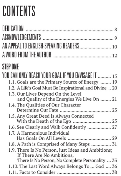 10 steps to happiness, health and success - 10 шагов на пути к счастью на Английском языке