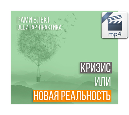 Видео версия. Рами Блект. Вебинар-практика "Кризис или Новая Реальность"? (мр4) 8.02.2015 г